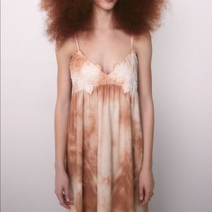 NWT ZARA TIE DYE MIDI DRESS